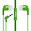 Amkette Trubeats Atom X-10 Wired Earphones (Green) image 1