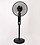 Usha Aerolux 400mm 54-Watt Pedestal Fan with Remote - Circulo (Black) image 1