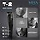 Vega T2 Beard Trimmer for Men with 2 Comb Attachment: 0.5mm - 3mm, 45 Mins Runtime, Black, (VHTH-14) image 1