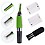 RR MALL Nose Hair Trimmer,Electronic Stainless Steel Nose Ear Eyebrow Side burn and Beard Hair Clipper with LED Light for Men & Women-Green image 1
