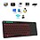Rii K18 3-LED Color 2.4GHz Wireless Keyboard with Build-in Large Size Touchpad Mouse,Rechargable Li-ion Battery for PC,Google Smart TV,Kodi,Raspberry Pi2/3, HTPC IPTV,Android Box,XBMC,Windows 2000 XP image 1