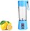 Rukhdiya enterprise 4 Blades Portable Rechargeable USB Juicer Bottle Blender | Fruit Juice Maker(380 ml, Multicolour) image 1