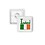Ireland National Flag Green Pattern PBT Keycaps for Mechanical Keyboard White OEM No Marking Print image 1