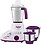 Stunner MX-168 500 W Mixer Grinder (3 Jars, White and Violet) image 1