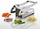 DIVYRUTI Stainless Steel French Fry Cutter with 2 Interchangeable Cutting Blades for Carrots and Cucumbers image 1