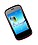 Mtech Opal 3G Smart Blue 32Gb,Internal 4Gb Dual Camera 3.5 Inch Display Smart Phone image 1