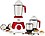 Usha Mixer Grinder (MG-3576) 750-Watt 3 Jars with Full Copper Motor (Red/White) image 1