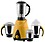 ANJALIMIX Mixer Grinder SPECTRA 750 WATTS With 3 Jars (Yellow) image 1