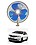 RKPSP 6Inch/12V Portable Oscillating ( Car/Truck/Bus) Steel Fan For Rapid image 1
