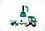 USHA Smash Plus Mixer Grinder MG-3771 Green 750 Watt image 1