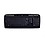 Generic Dark Matter Gaming Keyboard Standard, Upto 2400 DPI 5 button (Black White) image 1