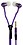Earphone Metal Zipper Style in-Ear Head ZT12118 Purple Color image 1