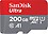 SanDisk 200GB Class 10 MicroSDXC Memory Card with Adapter (SDSQUAR-200G-GN6MA) image 1