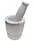 RM White Marble 4inch Mortar and Pestle Set Indian Kitchen Utensil Mortar and Pestle Set - Stone Bowl For Crushing Herbs, Pesto, Paste Great, Thai & Italian Seasoning Heavy Duty, Unpolished image 1