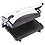 Cello Super Club 200+ 750-Watt Sandwich Maker | Aluminium Body, Openable Grill Plate, Adjustable Floating Hinged Top Plate, Power-On and Ready Light Indicator, Easy-to-Clean Non-Stick Plates | Black & Silver image 1