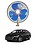 RKPSP 6Inch/12V Portable Oscillating ( Car/Truck/Bus) Steel Fan For Elantra image 1