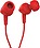 JBL C100SI Wired In Ear Headphones with Mic, JBL Pure Bass Sound, One Button Multi-function Remote, Premium Metallic Finish, Angled Buds for Comfort fit (Red) image 1