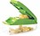 APEX KITCHENWARE ARTICLES Plastic 14 in 1 Greater Slicer Dicer (Green) image 1