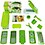 AKHI Plastic Fruits and Vegetable Juicer with Steel Handle (Large, Multicolored) image 1