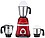 Goldwinner Triaa 1000W Mixer Grinder with 3 Stainless Steel Jars (1 Wet Jar, 1 Dry Jar and 1 Chutney Jar), Red.Make in India image 1