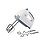 Milindi Sales 260 WATT Electric Hand Mixer, Egg Beater and Blenders with Chrome Beater 7 Speed Control, White image 1