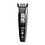 LITMUS Stubble Pro Corded and Cordless Waterproof Beard Trimmer with Digital LED Display and Fast Charging, 60 Mins Run Time (Black and Grey) image 1