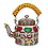Kaushalam Hand Painted Aluminium Kettle Indian Tea Pot Designer Kettle for Décor Handcrafted Kettle for Home Restaurant Décor Gift for Mom, 750ml image 1
