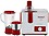 MAHARAJA WHITELINE by MAHARAJA WHITELINE Mark-1 450 W Juicer Mixer Grinder (2 Jars, Red, White) image 1