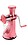 kiros Plastic Hand Juicer Fruit & Vegetable Steel Handle Juicer with Vaccum Locking System (Multicolor)  (Pink) image 1