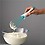 JD SHOP Magic Foldable Plastic Rotating Egg & Cream Beater Hand Mixer Blender (Multicolour) (1) image 1