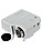 Zakk Mini UC-28 Portable Projector with USB and Inbuilt Speakers (White) image 1
