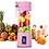 Vendere Portable Blender, Personal Size Electric Rechargeable USB Juicer Cup, Fruit Mixer Machine with 4 Blades for Home and Travel (380 ml, Multicolour) image 1