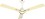 OMEN Galaxy 1200 mm 3 Blade Ceiling Fan  (Gold, Pack of 1) image 1
