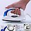 PEARL ACE Mini 700W Portable Foldable Travel Steamer Dry Iron with U-Shape Built-in Fuse Thermostat Adjustable Temperature Control image 1