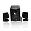 TECH-FI 2.1 TF-2200UF Multimedia Speaker with FM, USB and Remote Control - Black image 1