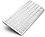TECHGEAR Ultraslim Wireless Bluetooth Laptop Keyboard  (White) image 1