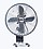 Ravi Minio Oscillating Hi-speed Fan 250mm (Glossy Black) image 1