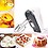 NNP Cart Electric Hand Mixer and Blenders with Chrome Beater and Dough Hook Stainless Steel Attachments - Speed Setting - Beater for Cake Egg Bakery image 1