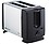 Bajaj ATX 3 750-Watt Pop-up Toaster | 2-Slice Automatic Pop up Toaster| Dust Cover & Slide Out Crumb Tray | 6-Level Browning Controls | 2 Year Warranty by Bajaj | Black/Silver Electric Toaster image 1