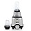 SilentPowerSunmeet 600-watts Nexon Mixer Grinder with 2 Bullet jars (350ml and 530ml) BlueSilver TA05 image 1