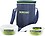 Borosil Klip-N-Store Microwavable Lunch Box Set (Set of 3, 400 ml each) with Lunch Bag image 1
