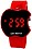 Kissu Orange Digital Sport Designer Apple Led Watch image 1