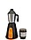 GTC® Mixer Grinder, 450W, 3 Jars (Black Orange Aqua) image 1