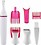 Satyay sweet Girls Cordless Electric Hair Remover Trimmer 30 min Runtime 5 Length Settings  (White, Pink) image 1