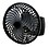 Yashvin High Speed Mini Wall Cum Table Fan Small Size 3 Speed Setting with powerful copper touch motor 9 Inch Black 225 mm Table Fan for home, Office, Kitchen || MAKE IN INDIA image 1