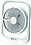Bajaj Pygmy 178mm | USB Charging Fan | LED Light | 2100 RPM High Speed Table Fan | Silent Operation | Rechargeable Fan | Charging Fans for Home | White Portable Fan image 1