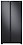 SAMSUNG 692 Litres Frost Free Side by Side Refrigerator with Curd Maestro (RS72A50K1B4/TL, Black Matt) image 1