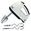 Alok 7 Speed Hand Mixer Electric, Portable Kitchen Hand Held Mixer, Food Blender Whisk, Dough Hooks, with Easy Button and 5 Attachments for Cookies, Cakes, Dough, Batters (300 Watts) image 1