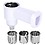 Food Mixer Parts, Potato Cutter Stainless Steel Kitchen Supplies Meat Grinder Parts with Three Specifications of Blade for Food image 1