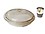 AJS spares "SUMEET" Small jar lid for "Traditional Domestic" Models (8.2 Cm, Clear) Plastic image 1
